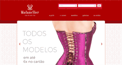 Desktop Screenshot of madamesher.com